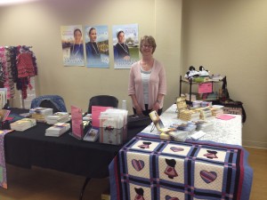 VC at a quilt show