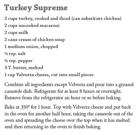 Turkey Supreme - Homestyle Amish Kitchen Cookbook