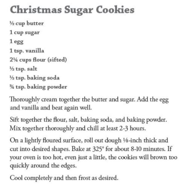 Amishreader Comrecipe Christmas Sugar Cookies Amishreader Com